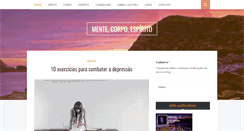 Desktop Screenshot of mentecorpoespirito.com